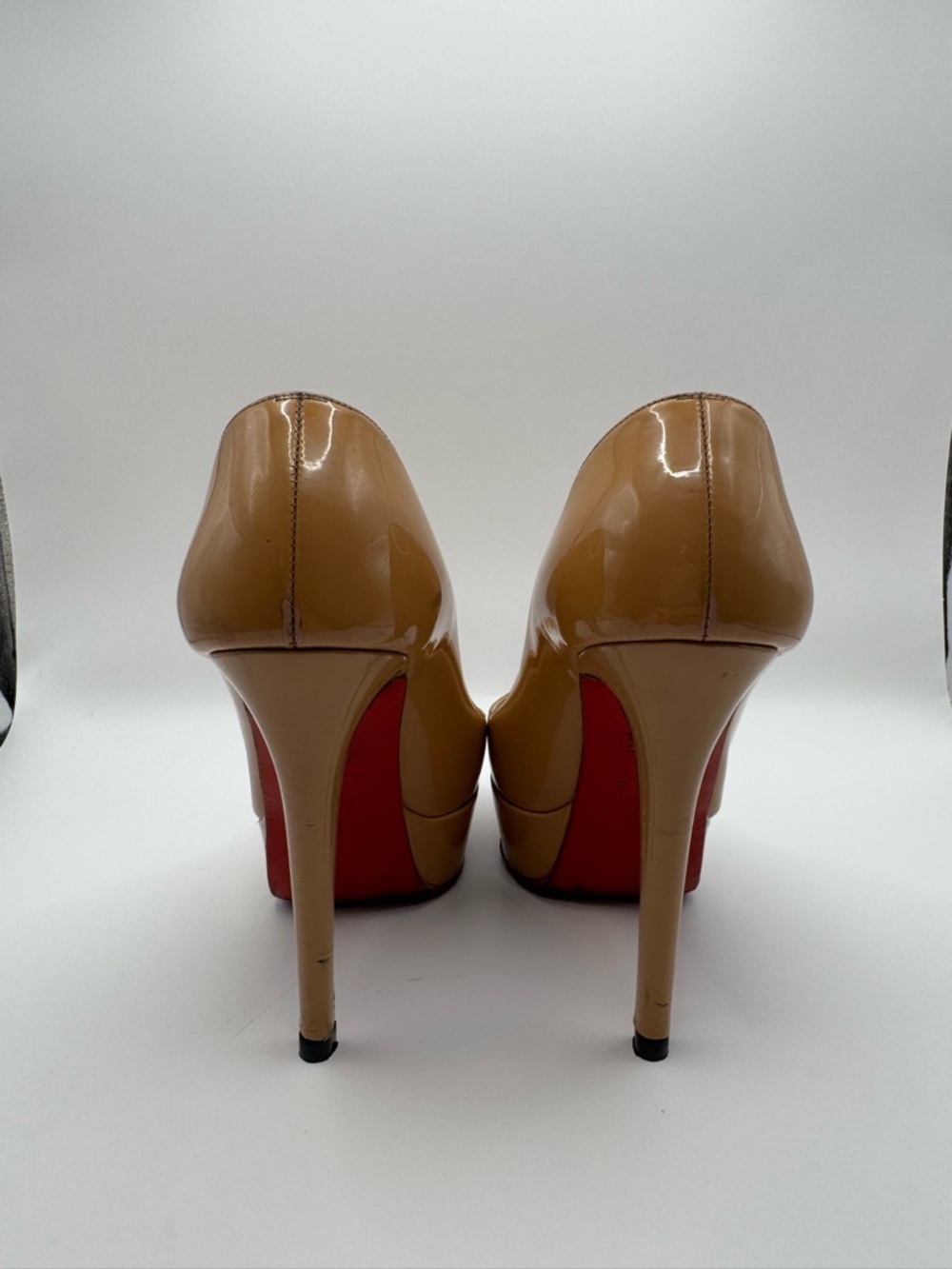 Christian Louboutin Bianca 140 Platform Pump | Nude Patent | EU36 US6 - Picture 4 of 6